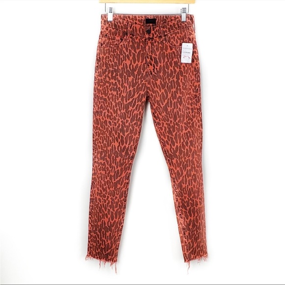 Mother cheetah print denim - Picture 3 of 5